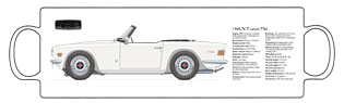 Triumph TR6 1969-76 White (disc wheels) Mug 2